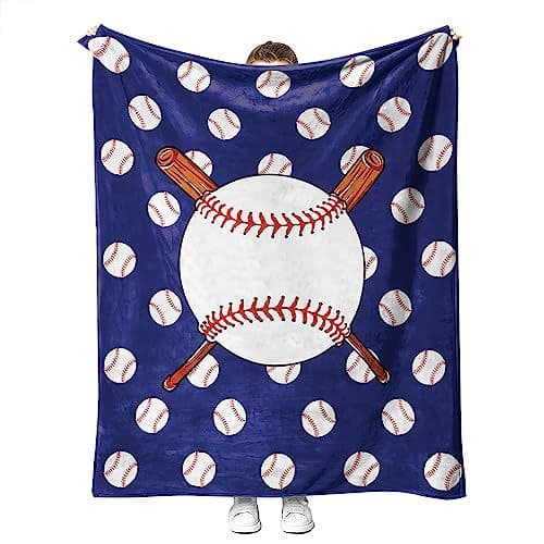 Cross-border Baseball Team Coach Gift Printed Blanket Nap Blanket Flannel Home Warm Throw Blanket Factory Direct