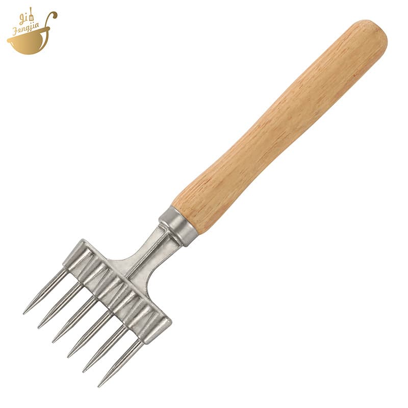 Aluminum Alloy Bartender Ice Chisel Six-Tooth Ice Pick Fork Ice Chisel Ice Cone Bar Strainer Ice Separator Water Filter Bartender Tool