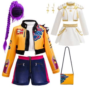 Witch Hunter Cross-border COS Costume for Girls - Rumi, Zoey, Mila Outfit High-quality Set Demon Hunter