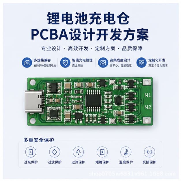 Lithium Battery Charging Case PCBA Solution Design and Development
