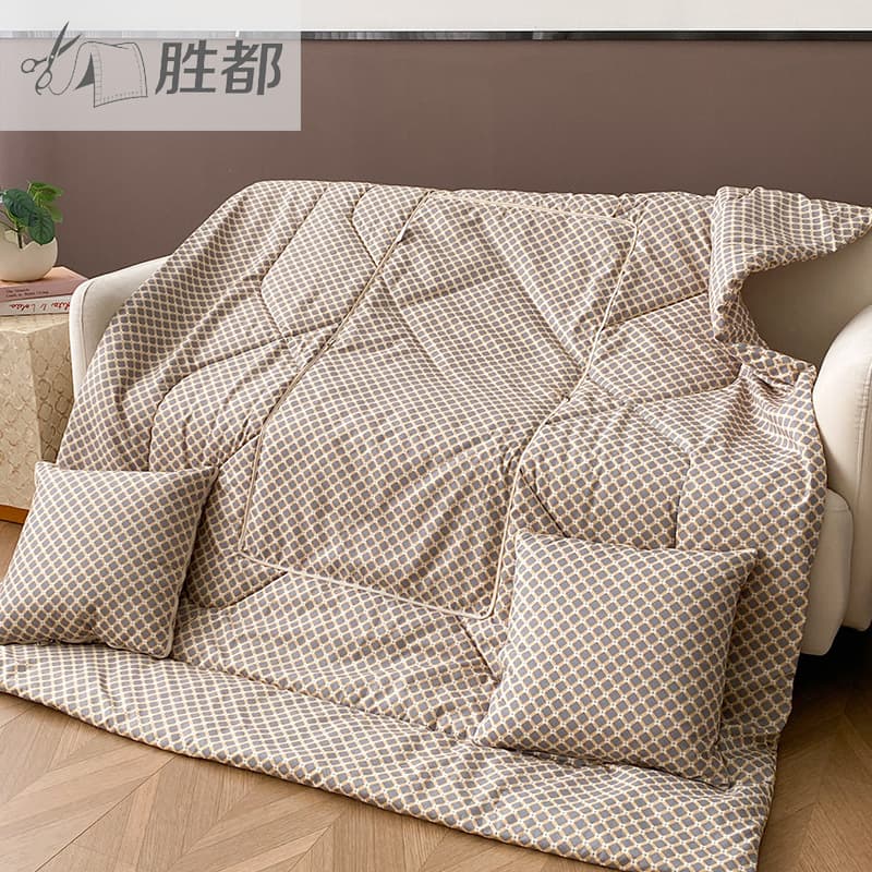 Shengdu pillow quilt dual-purpose two-in-one office dormitory car nap air-conditioned quilt pillow quilt wholesale