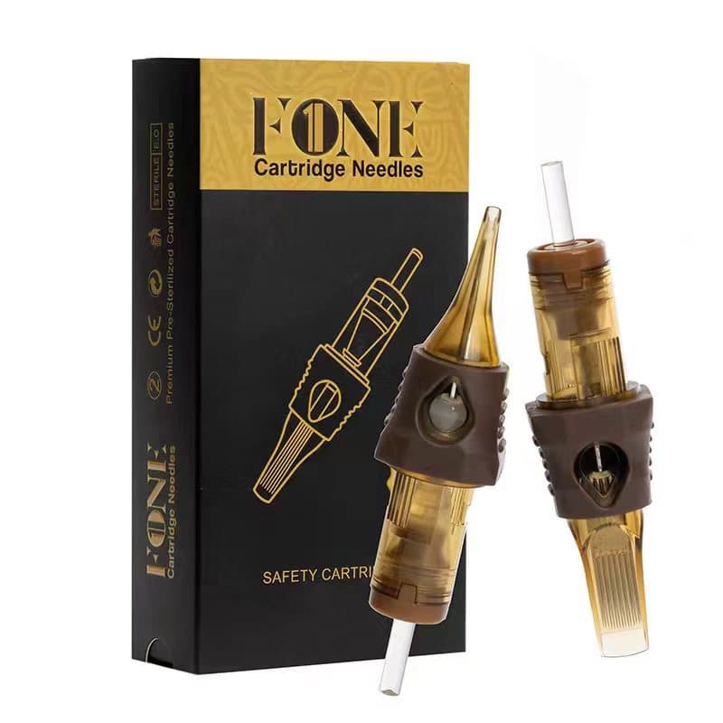 FONE Premium Tattoo Machine Integrated Needle Eyebrow Short Needle 3RL Open Round 7RS 9M1 Curved Flat Needle 9RM 2