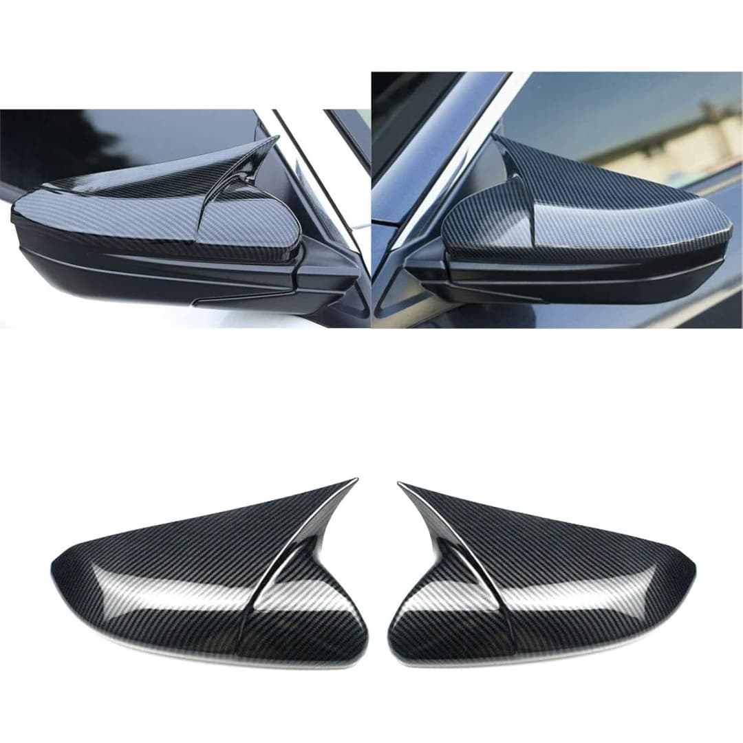 Suitable for 16-20 Honda Civic CIVIC horn rearview mirror shell reversing mirror decorative shell sticker modification accessories