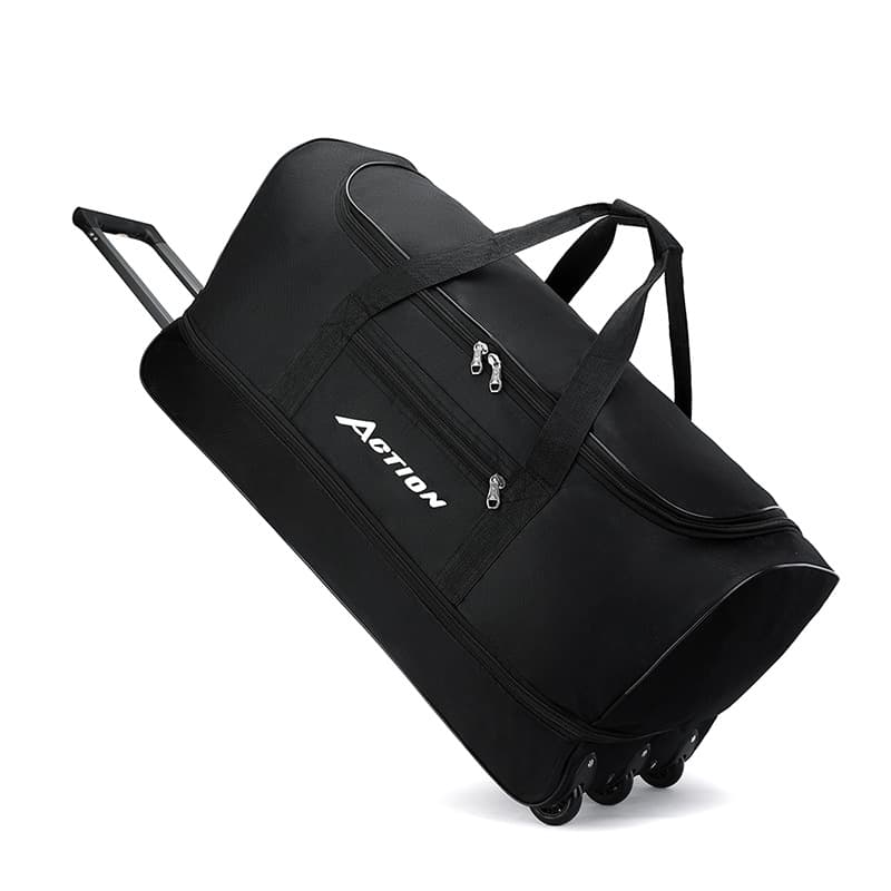 New super large capacity trolley bag Oxford cloth travel bag unisex checked bag foldable storage luggage bag