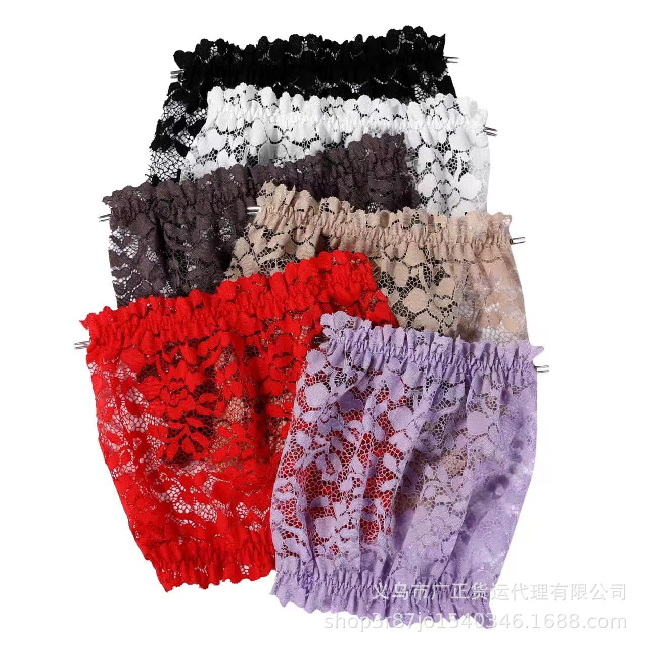 One-Piece Fake Collar Tube Top Anti-Exposure Chest Cover Modesty Panel Low-Cut V-Neck Sexy Chest Sticker Cloth