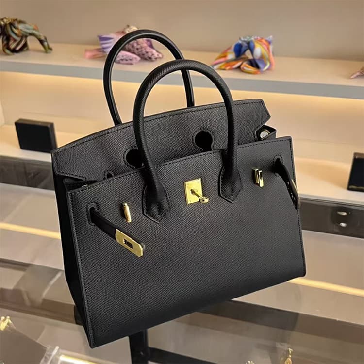 Cross-border Hot-selling External Sealed Oil Palm Pattern Platinum Bag High-end Women's Handbag Tote Bag Shoulder Crossbody Commuter Bag for Women
