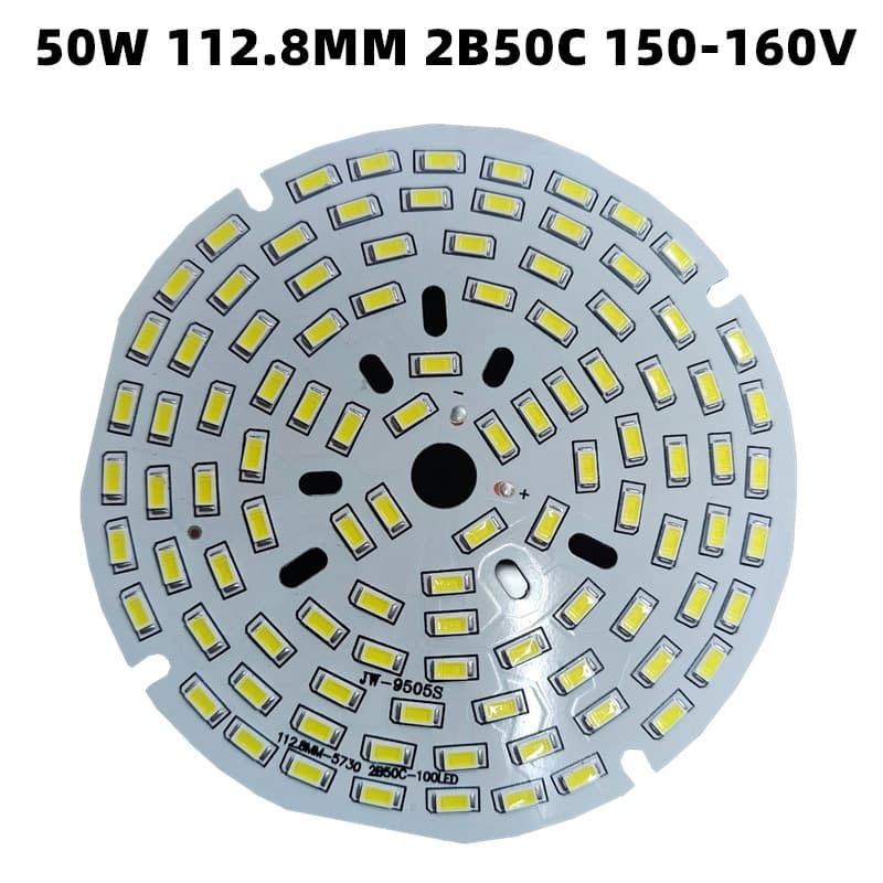 LED Bulb Light Board 3W 5W 7W 9W 15W 18W Light Source, Downlight 2835 SMD Light Board LED Bead Board Semi-finished Modification Board
