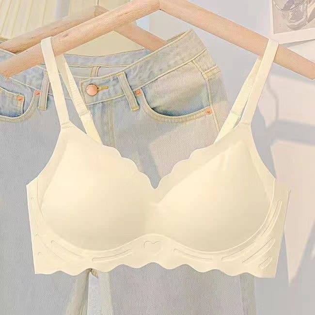 Seamless underwear for women without rims, beautiful back, big breasts, small breasts, push-up, sexy sleep bra, breast reduction, thin summer style