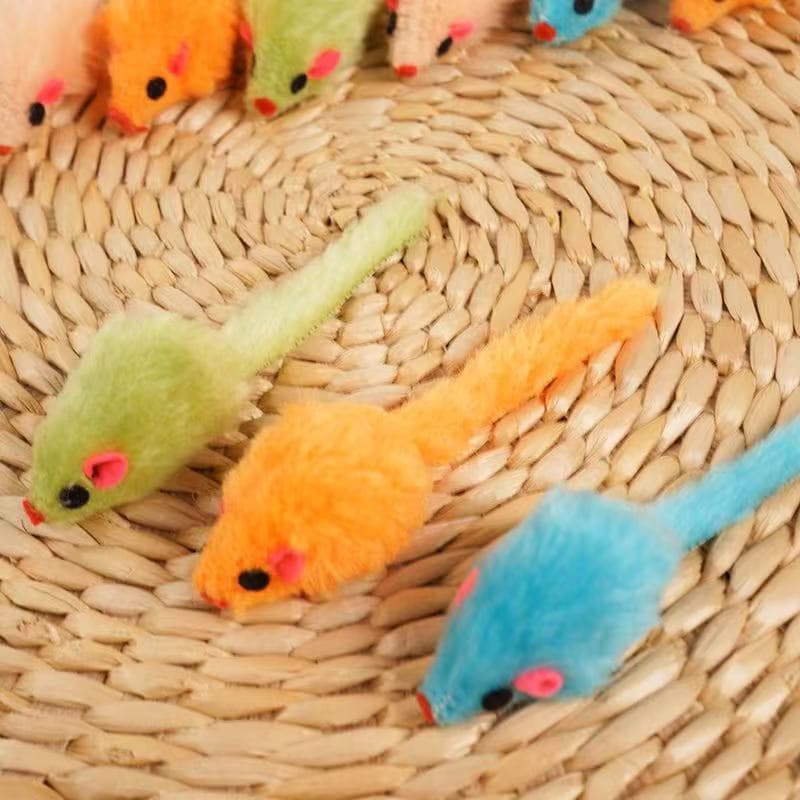 Wholesale cat bowl toys, realistic plush mice, perfect for entertaining cats and keeping them entertained.