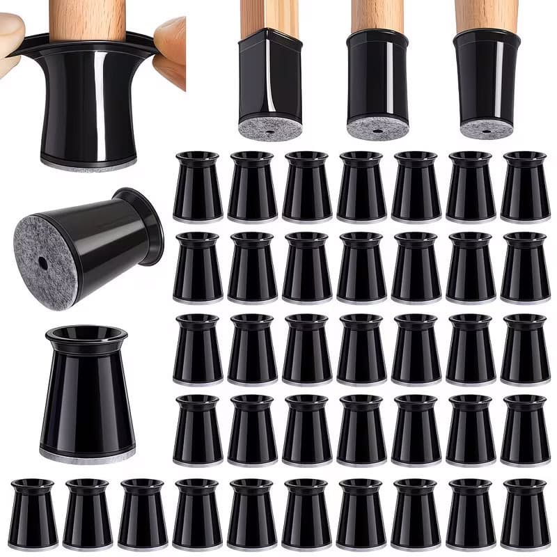 Chair foot covers felt thickened non-slip wear-resistant table and chair foot pads furniture table anti-scratch stool leg and foot protective covers