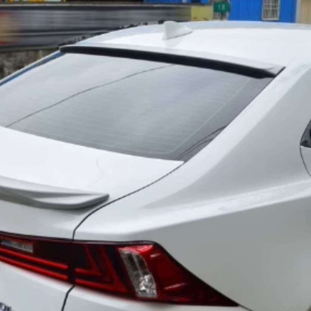For 13-19 Lexus IS Modified Roof Spoiler Lexus New IS Specific ABS No-Drill Painted Roof Spoiler