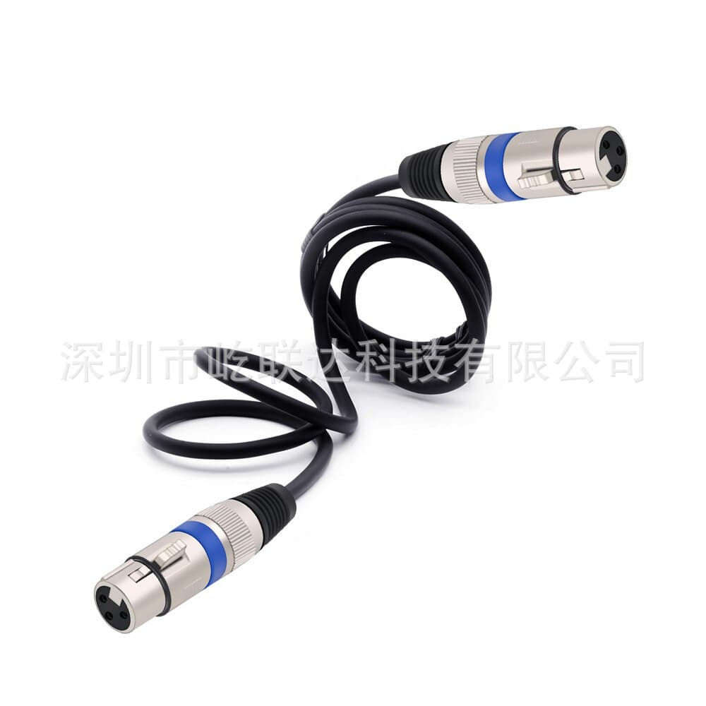 3-Pin XLR Audio Cable, Microphone Cable, Mixer Cable, Connection Cable, Audio Extension Cable