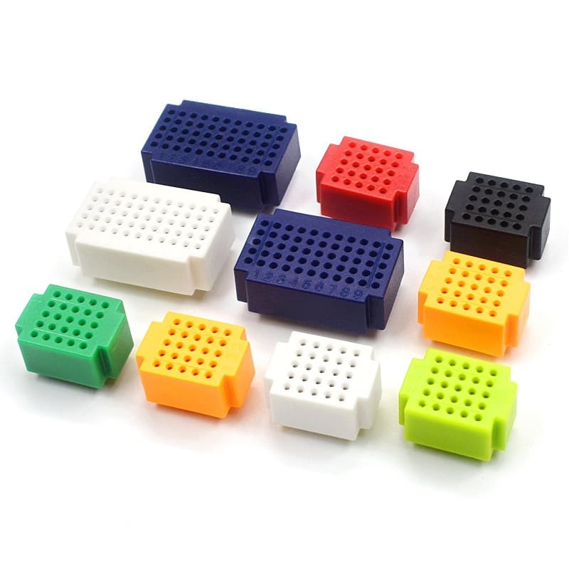 ZY-25-hole/55-hole solderless mini breadboard PCB circuit board, solderless test board, breadboard