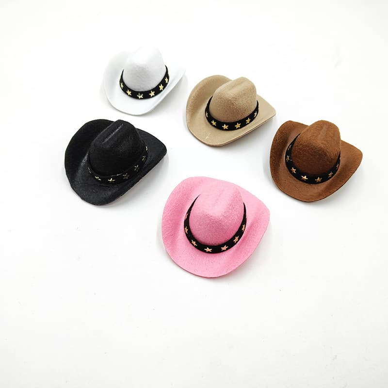 Factory New Style Hats for Halloween and Christmas, Cute Doll Felt Hats, Pet Hats, Cowboy Hats, Birthday Party Hats
