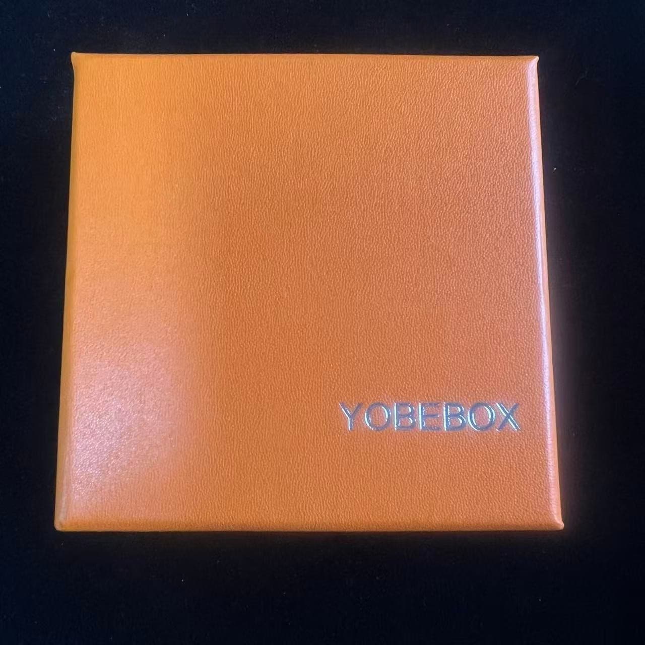 European and American cross-border jewelry exquisite gift packaging box bracelet earrings ring packaging gift box orange gift box