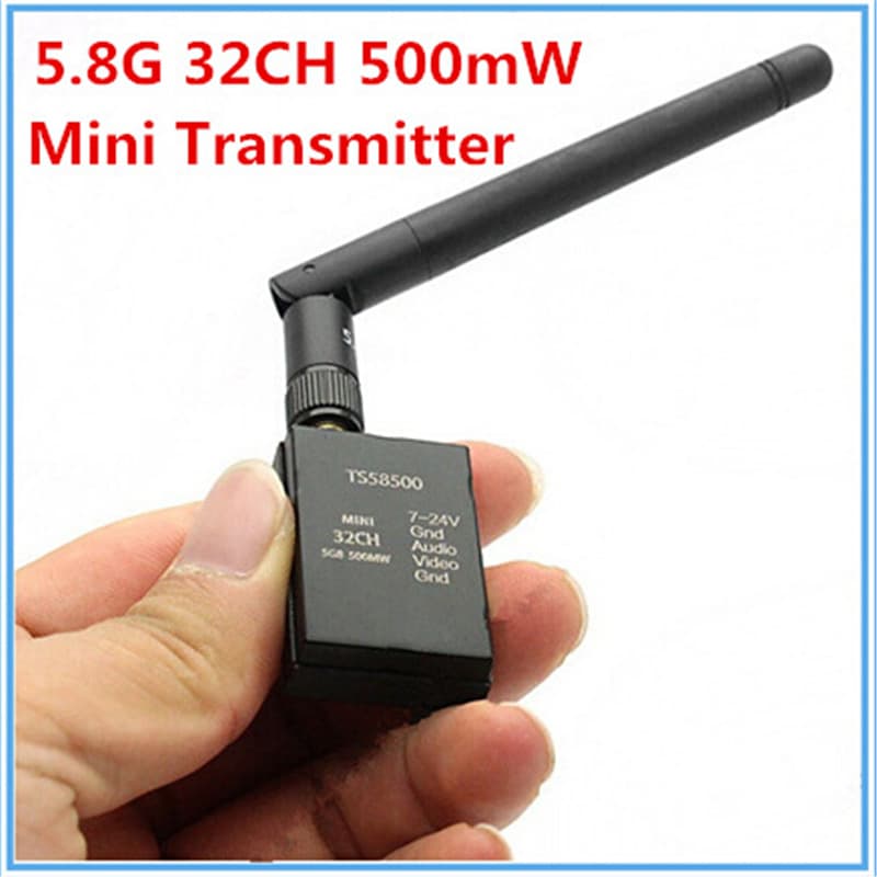 FPV 40-Channel 5.8G 500mW Mini Microwave Video Transmission Transmitter TS58500 with Internal Pin and Socket