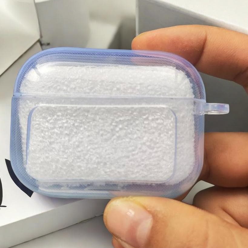 New TPU with Display Screen A9 Pro Earbuds Case Compatible with Huaqiangbei A12 Pro Bluetooth Earbuds Transparent Protective Cover