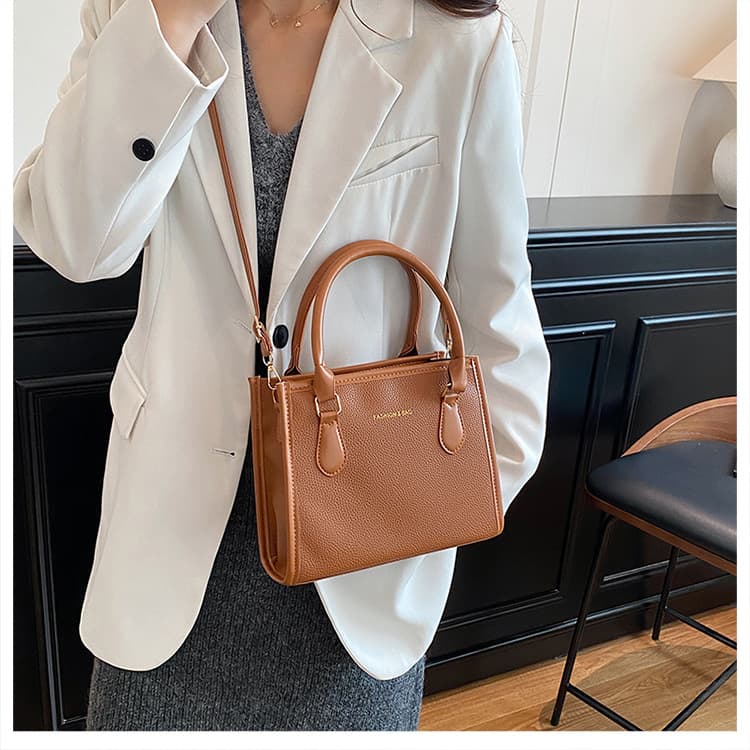 High-End Fashion Women's Handbag 2025 New Trendy Commuter Tote Bag Versatile Western Style Crossbody Bag