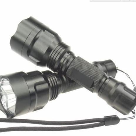 C8 Flashlight Wholesale Price Supply, Aluminum Alloy T6 Long Range Flashlight Rechargeable High Power Flashlight 10W