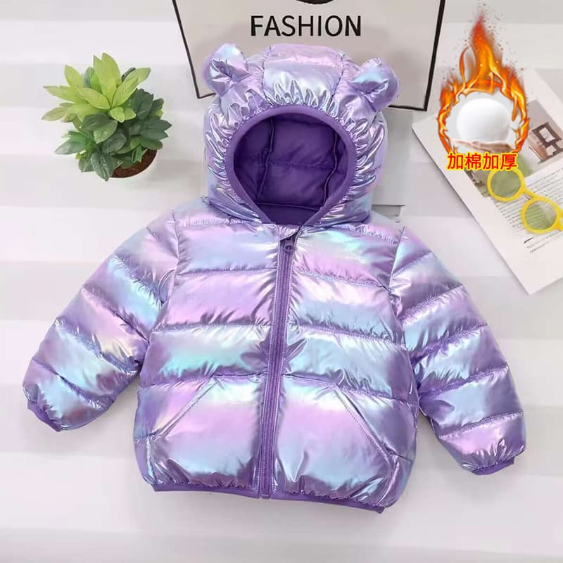 Amazon 2026 Fall/Winter New Children's Down Cotton Jacket, Boys' and Girls' Cartoon Cotton Coat, Lightweight Outerwear for Toddlers and Young Children