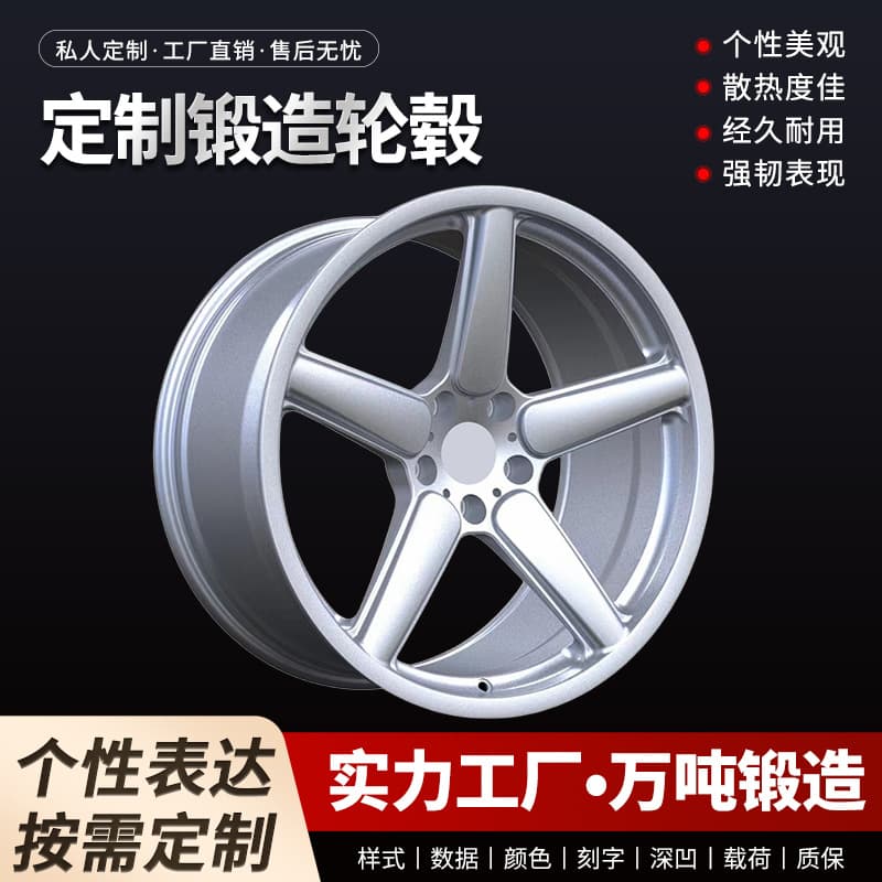Cross-border source automotive wheel hub suitable for 20/21 inch BMW X5 X6 M5 M3 forged aluminum alloy wheel rim modification