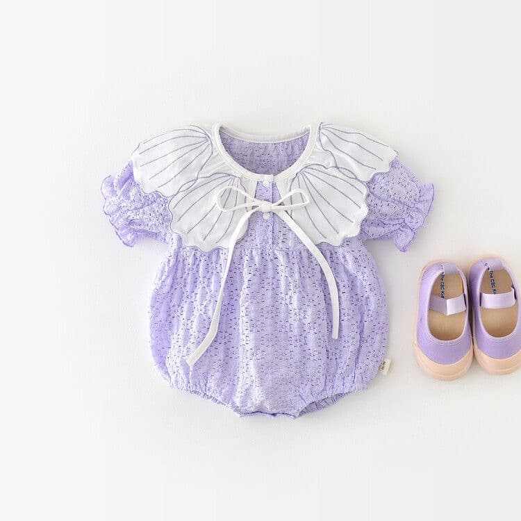 Summer New Fashion Princess Style Triangle Crawling Suit for Baby Girls Cooling Butt Cover Newborn Photography Clothes Cotton