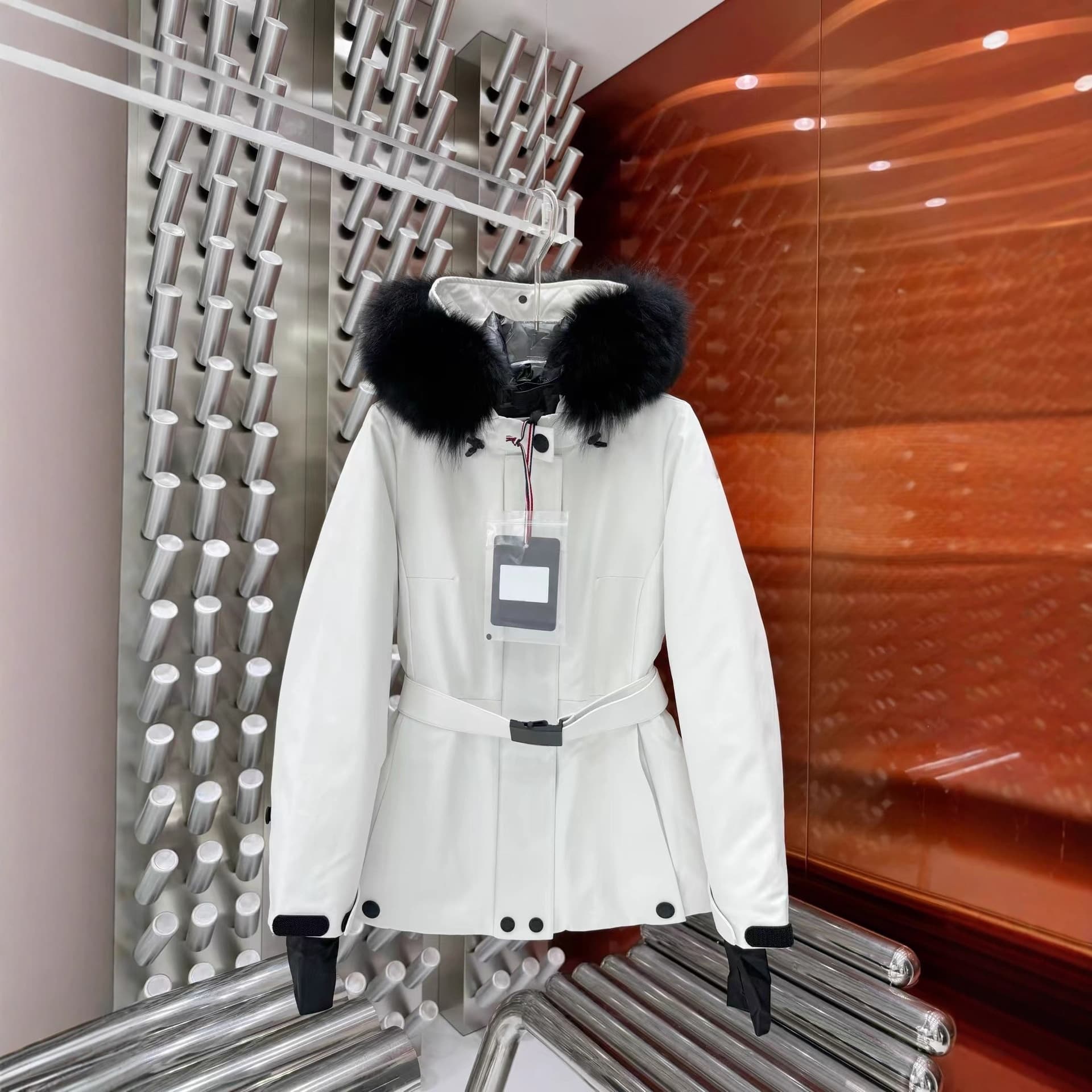 Grenoble High-End Moncler Down Jacket Ski Wear Waist-Tightening Slimming Windproof Waterproof Down Jacket Women's Short
