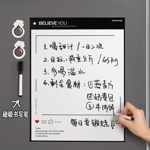 Magnetic Calendar Planner, A3 Soft Magnetic Memo Board, Magnetic Message Board, Writing Soft Whiteboard, Fridge Magnet Sticker