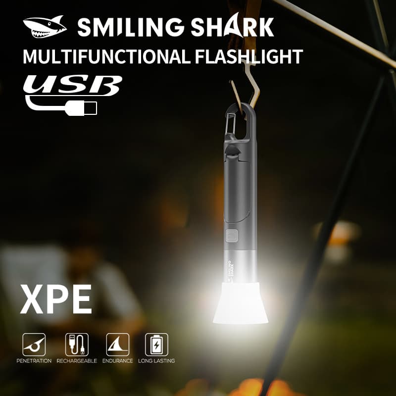 Outdoor Lighting Foldable Floodlight with Zoom and Hook for Camping