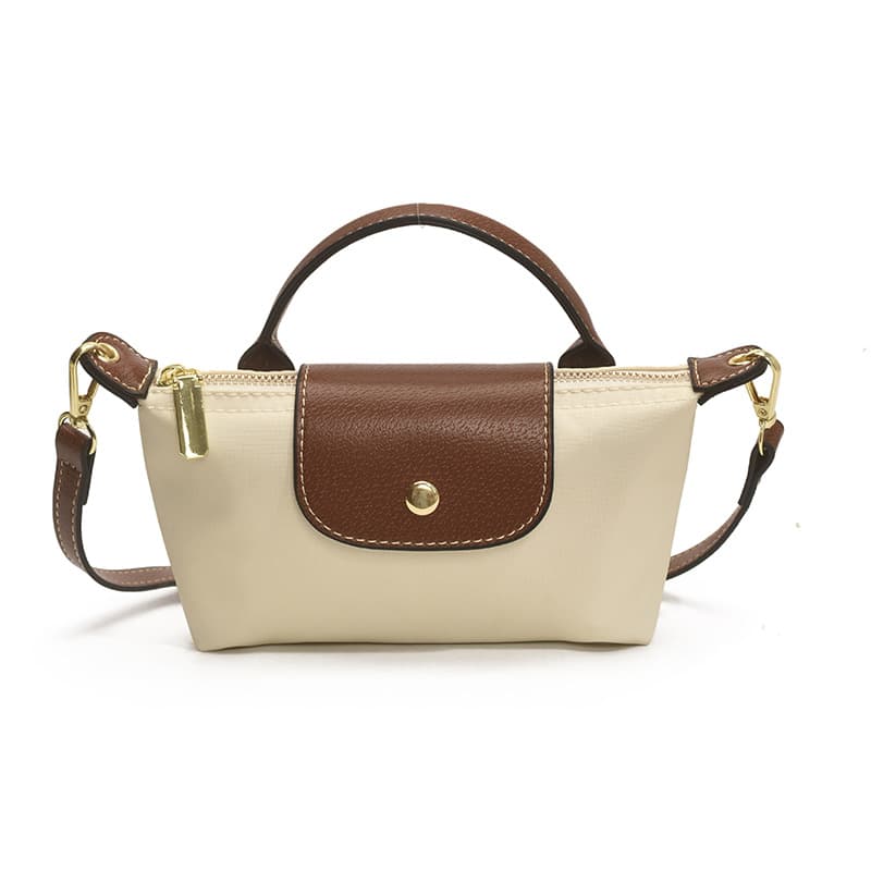 Cross-border Longchamp Mini Nylon Simple Bag, Vintage and Trendy Shoulder Bag Crossbody Bag for Women, Small Bag