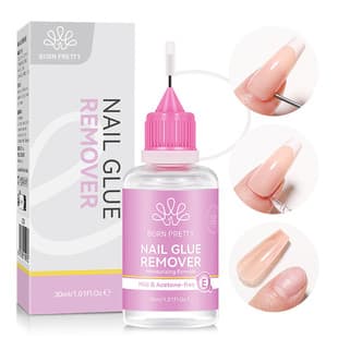 BORN PRETTY Nail Tip Quick Syringe Remover, Gentle Non-Damaging Nail Removal Tool Set