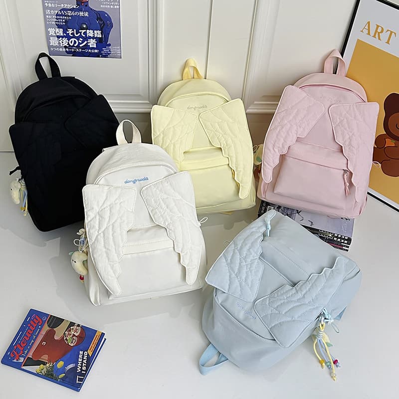 New Ins Style Simple Backpack for College Students, Cotton Jacket Bag, Fashionable Large Capacity Versatile Backpack for Middle and High School Students