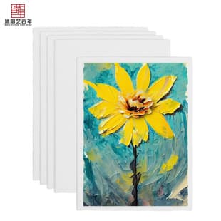 Free Shipping Blank Canvas Board 3mm Pre-Stretched Canvas Board for Sketching Painting Practice Beginners