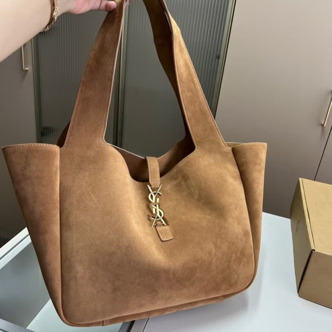 25y New Autumn hobo suede genuine leather underarm tote fashion light luxury vintage women's bag wholesale