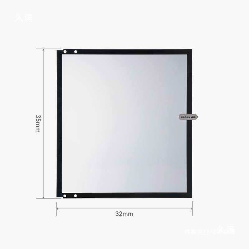 Bambu Lab 3D Printer Front Glass Door [Compatible with X1/P1]