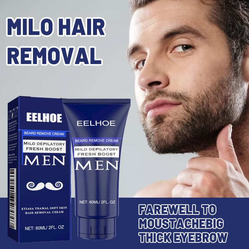 【Ships within 48h】EELHOE Men's Hair Removal Cream, Gentle Cleansing for Chest Hair and Beard, Moisturizes Skin