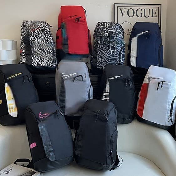 Cross-border new fashion air cushion backpack large capacity basketball bag training bag student bag sports bag travel bag