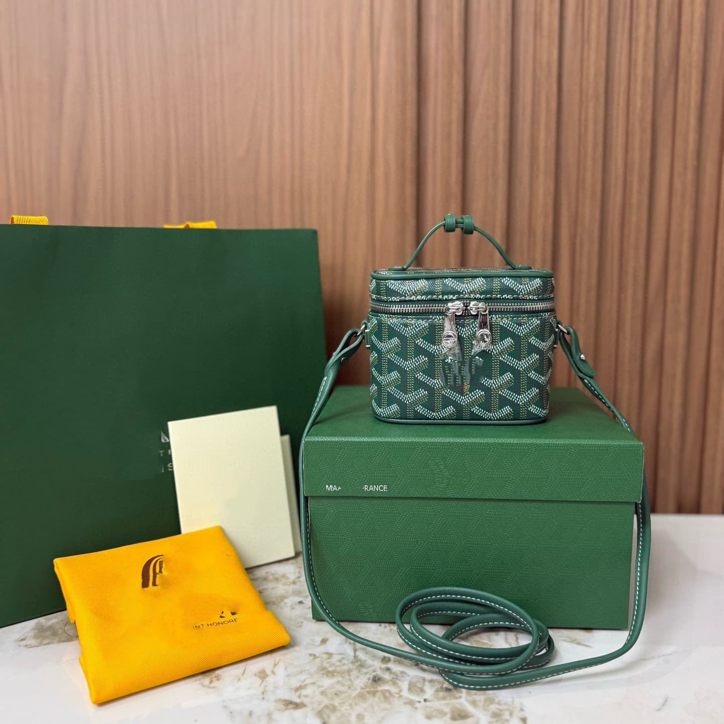 Genuine Leather Dog Tooth Cosmetic Bag Mini Box Bag Luxury Toiletry Bag Shoulder Bag Handheld Evening Bag Wholesale