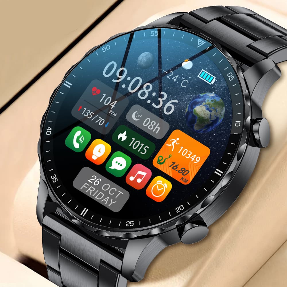 New Multifunctional Large-Screen Smart Watch, Pedometer, Waterproof, Health Monitoring, Sports Smart Band