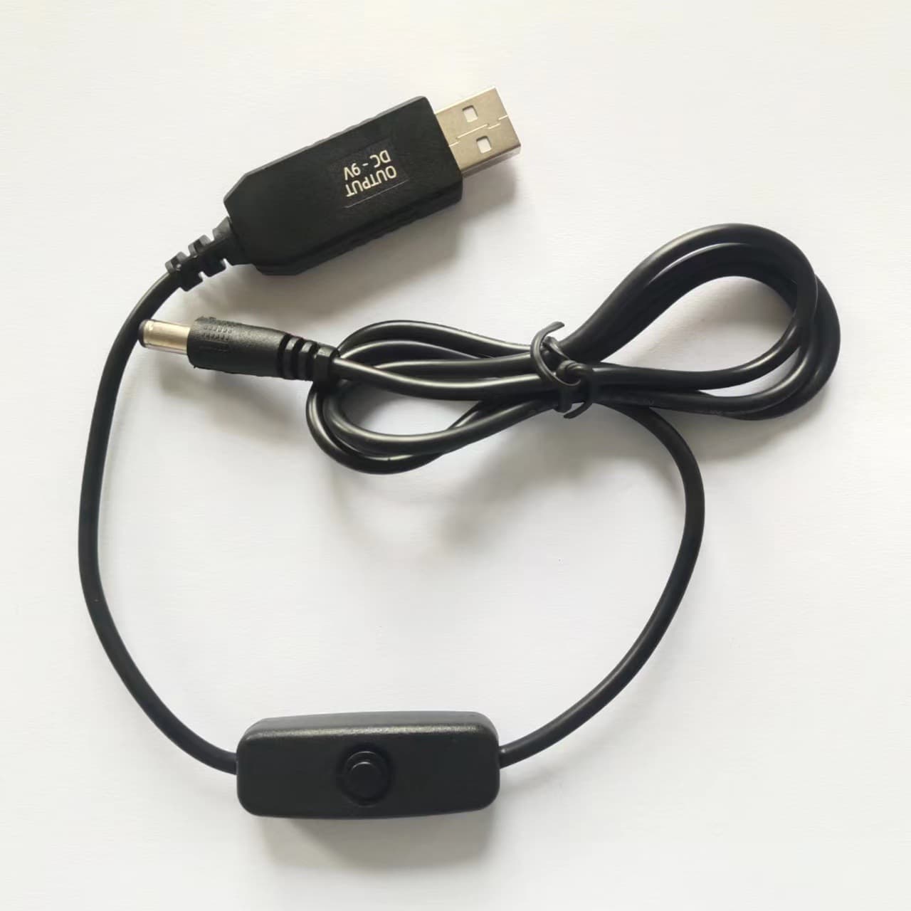 Online Switch Power Bank 5V Boost to 6V 9V 12V USB to 5521 Straight 4017 Round Tip 35135 Power Cable