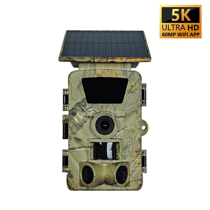 Source factory new WIFI solar outdoor camera 5K SD large card Type C data line infrared camera