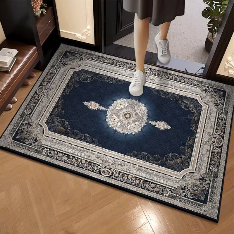 Vintage American Style Entrance Door Mat Persian Door Mat for Home Use Scrape Mud and Dirt Off Shoes Cross-Border Best Seller