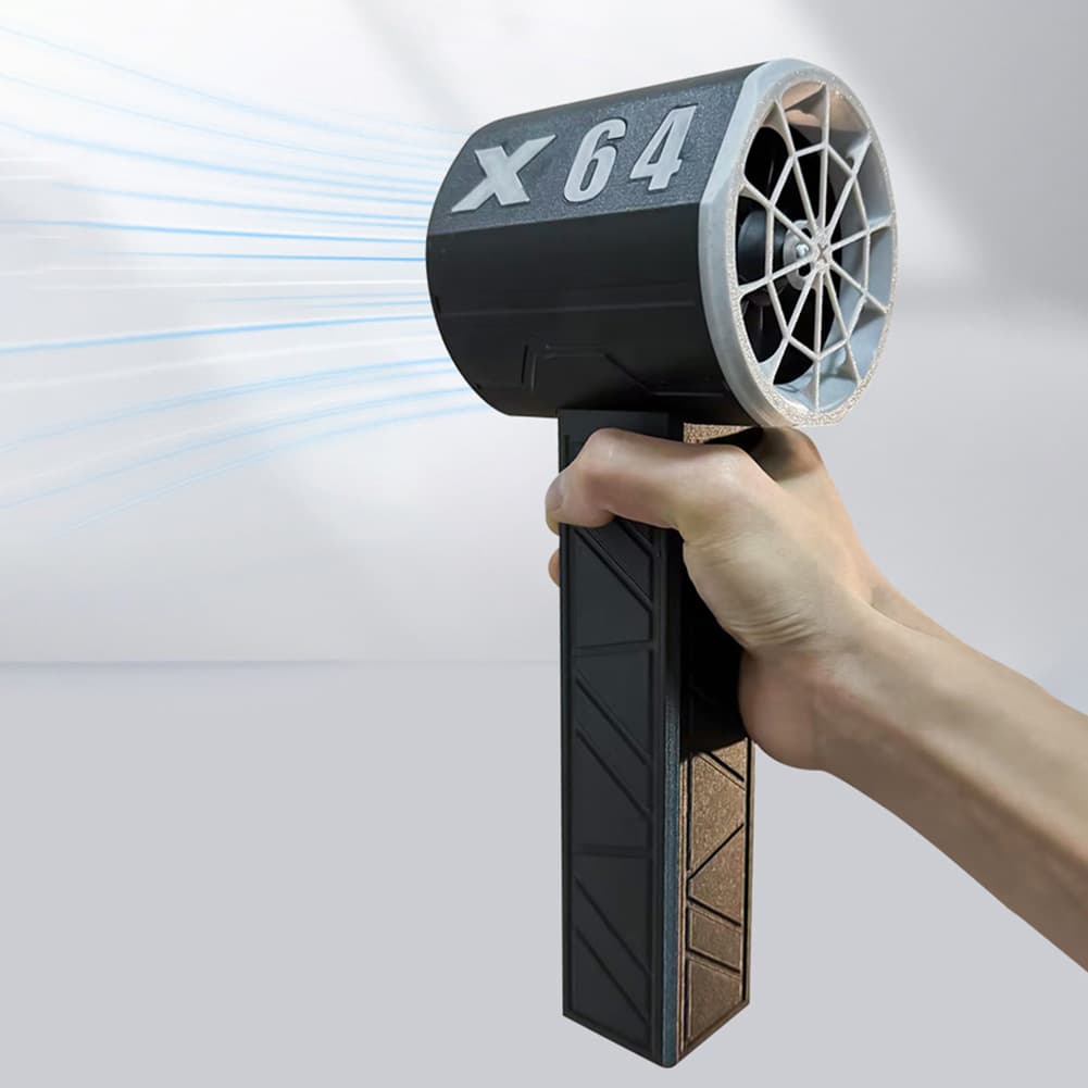 X64 violent fan upgrade, 64mm duct violent turbo fan, wind force 1400g, handheld portable blower.