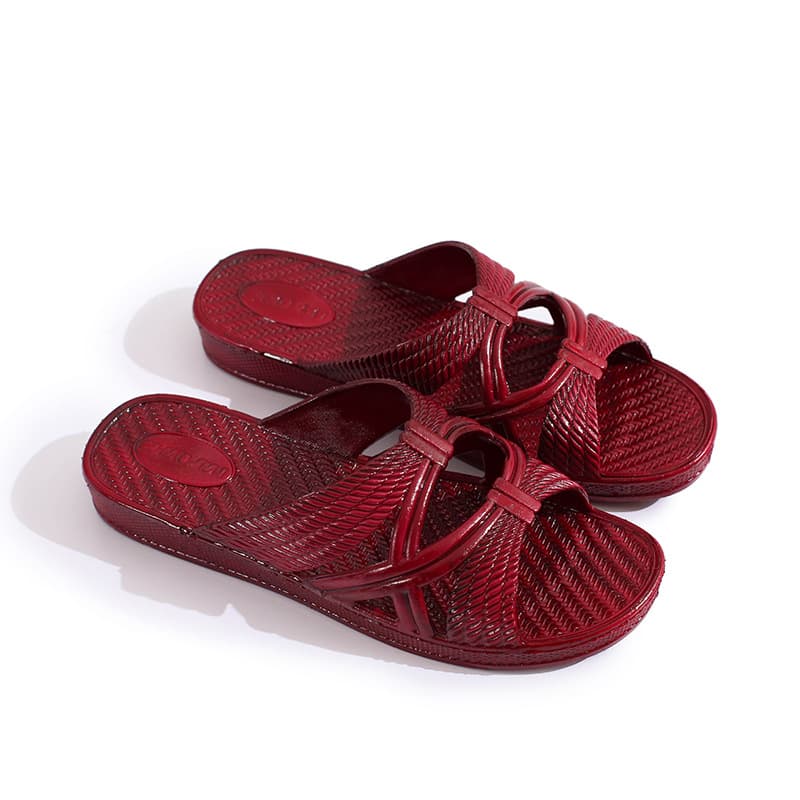 All-Season Oil-Resistant Slippers for Middle-Aged and Elderly, Casual Outdoor PVC Flip-Flops, Comfortable Home Slippers
