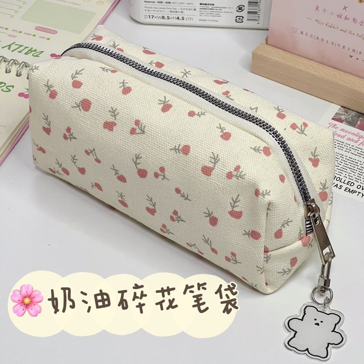 Transparent Mesh Pencil Case, Large Capacity Zipper Stationery Organizer Bag, Durable and Portable Pencil Pouch for Middle School and College Entrance Exams