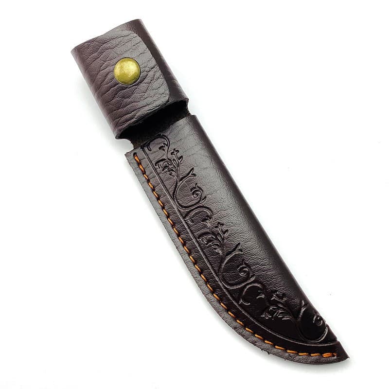 Factory Direct Straight Knife Sheath Leather Holster Portable Knife Case Knife Protection Cover Handle Meat Knife Cover Leather Holster Belt Clip