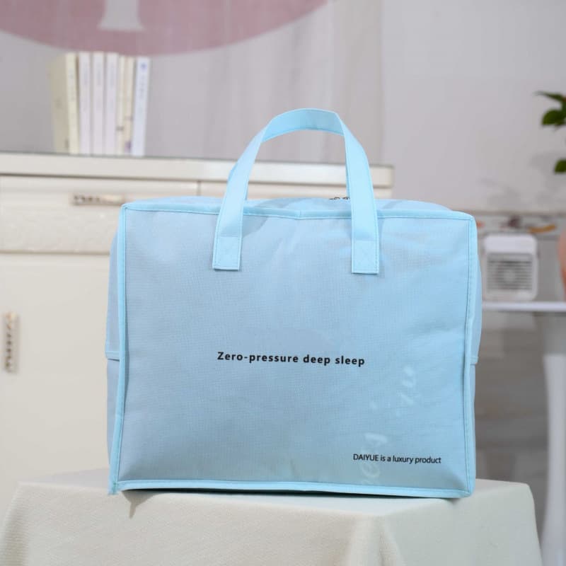 Quilt Storage Bag Non-Woven Home Textile Thickened Packaging Bag, Household Bedding Four-Piece Set Organizer Handheld Quilt Storage