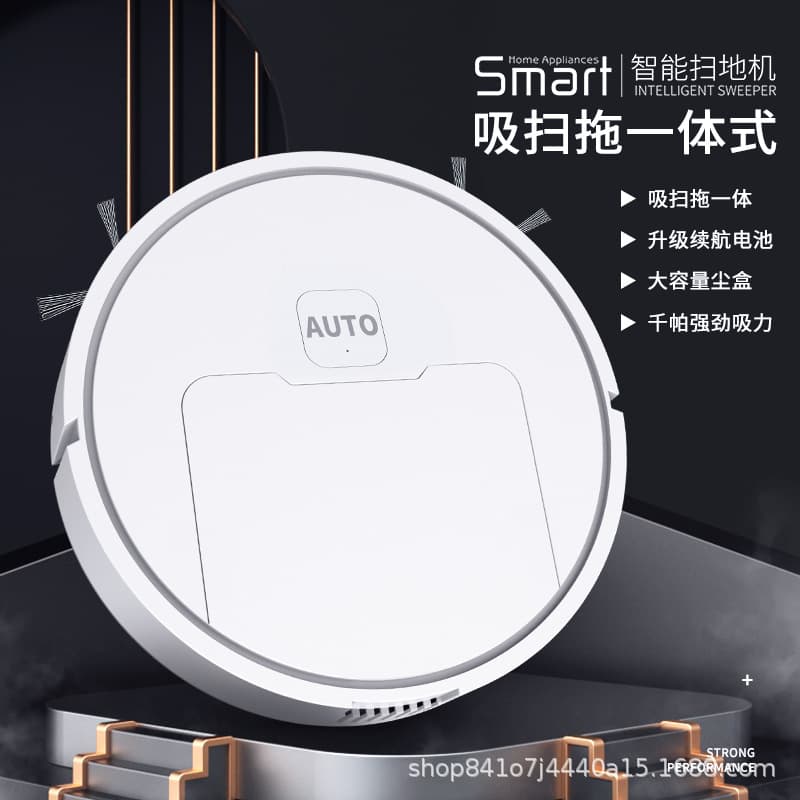 All-in-One Automatic Sweeping, Mopping, and Vacuuming Robot Vacuum - Mini Smart Three-in-One Lazy Edition with Added Features