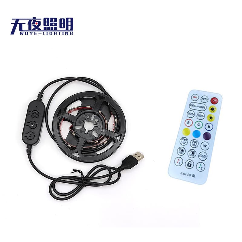 Smart Furniture LED Strip 5050 RGB Ambient Light Bar Bluetooth APP Low Voltage Self-Adhesive Glue Dot Seven Colors