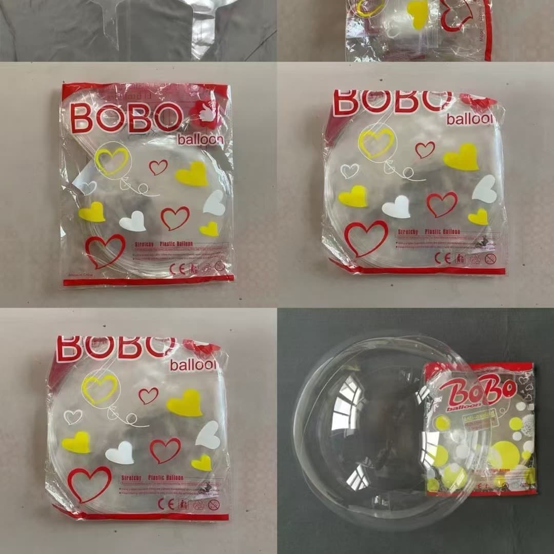 High Transparent No-wrinkle Bobo Balloons 8-inch 10-inch 18-inch 24-inch 30-inch No Stretching Required Wedding Decorations